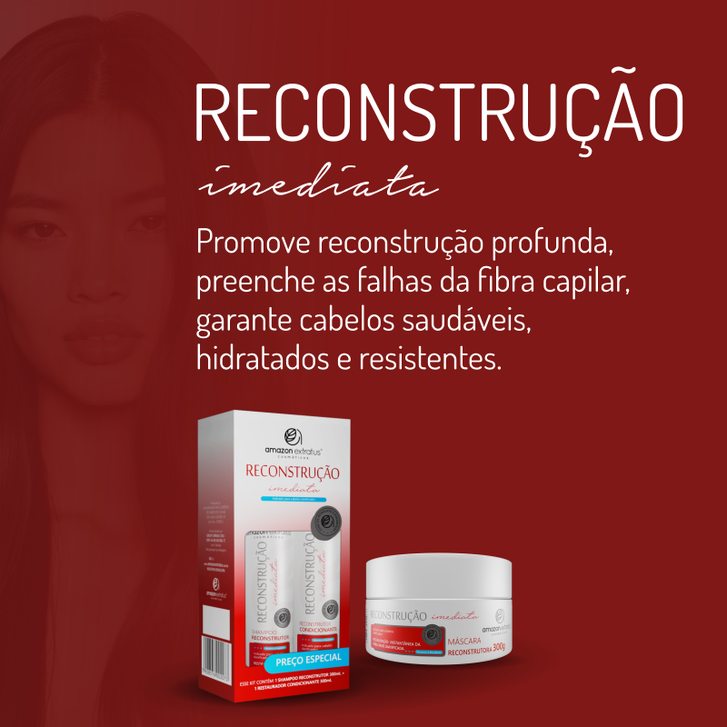 KIT Shampoo + Reconstrutor Reconstrução