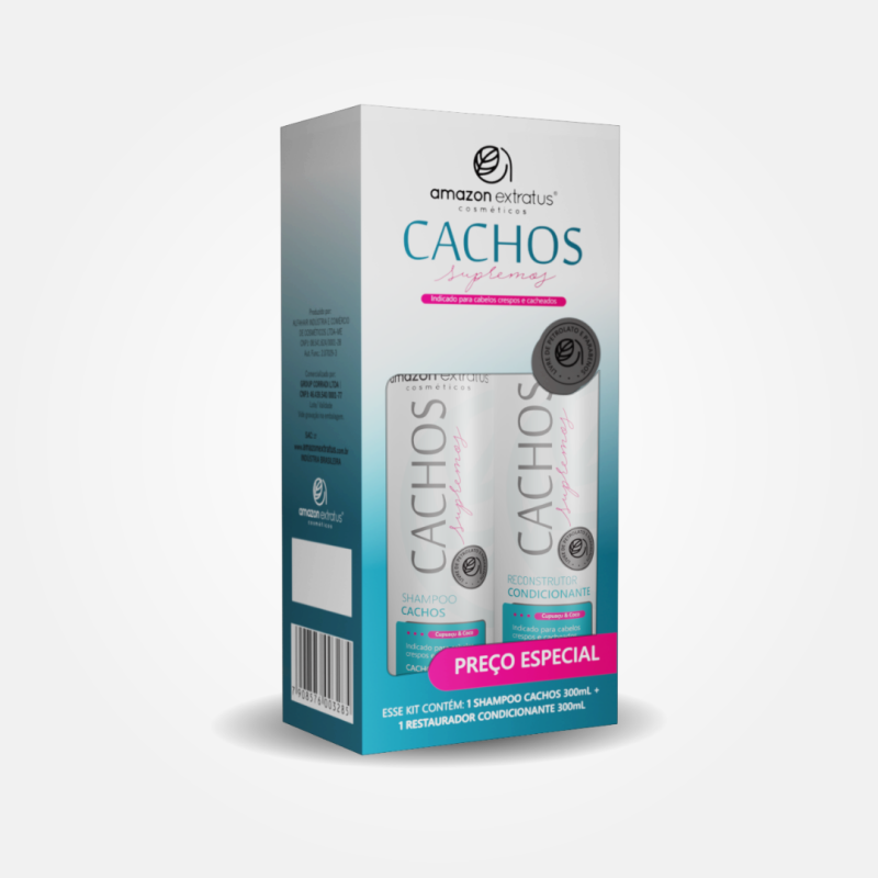 KIT Shampoo + Reconstrutor Cachos