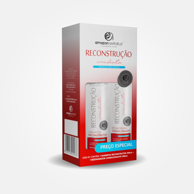 KIT Shampoo + Reconstrutor Reconstrução